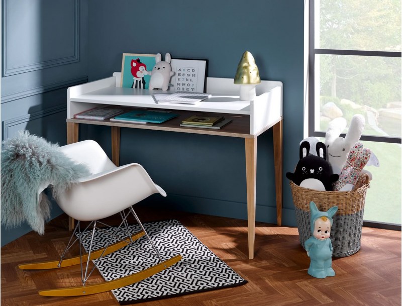Desk with large storage