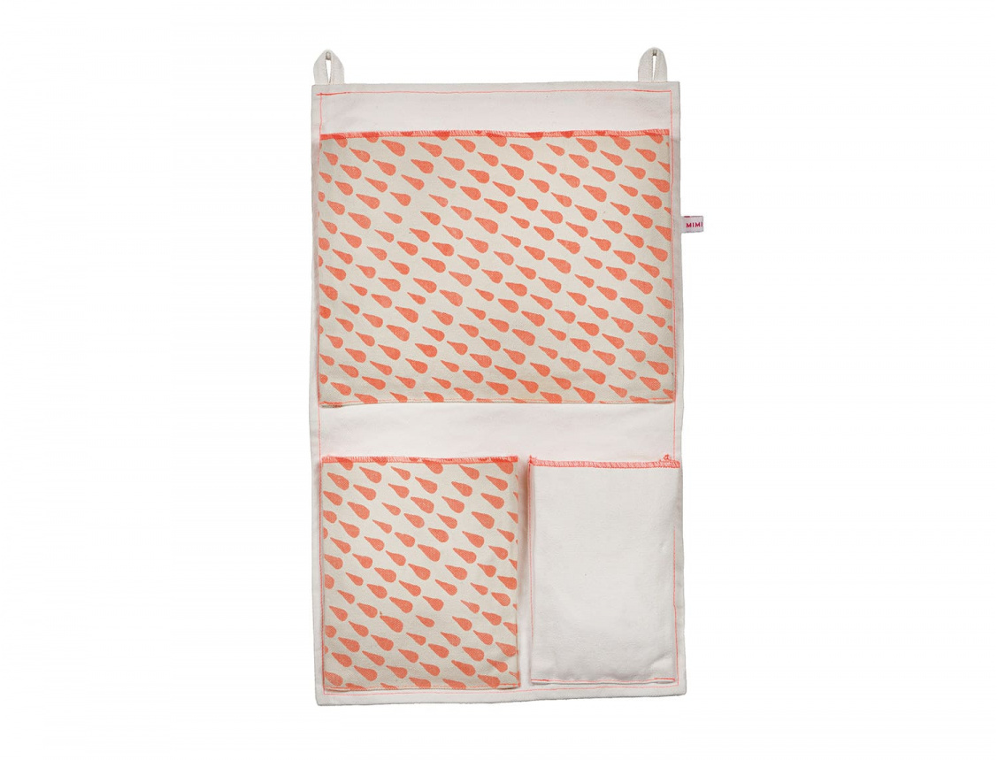 Pochette goutte orange