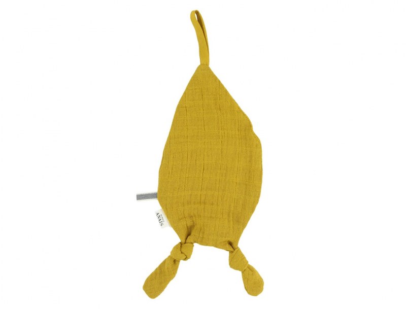 Mustard pacifier clip comfort toy