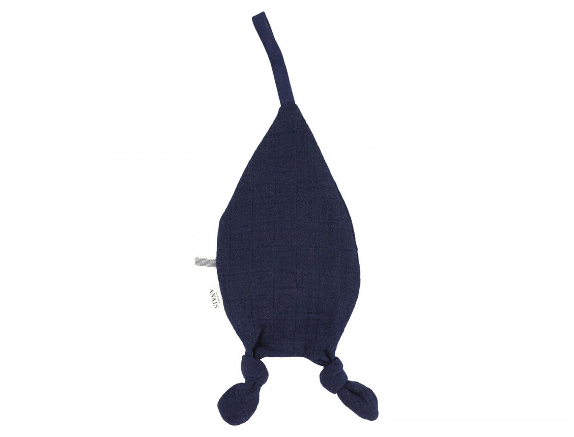 Navy Blue pacifier clip comfort toy