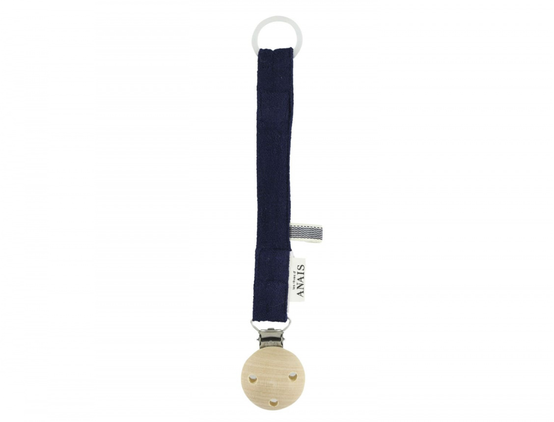 Blauer Schnullerhalter