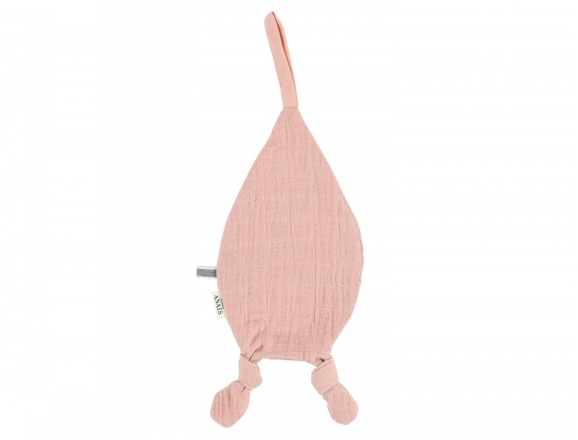 Doudou attache tétine Rose