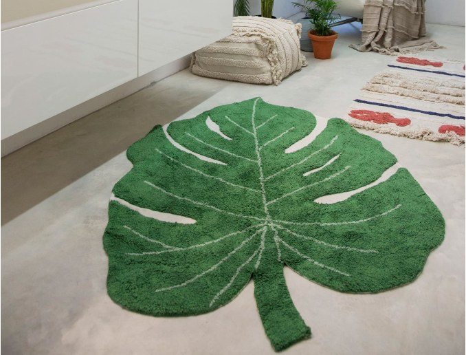 Groene Blad Tapijt 120x160