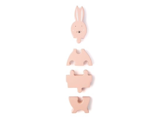 Pink Rabbit Wooden Puzzle
