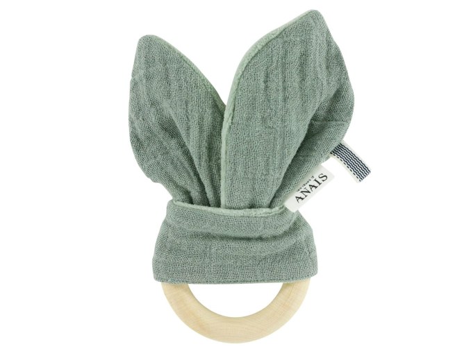 Holz-Beißring Olive
