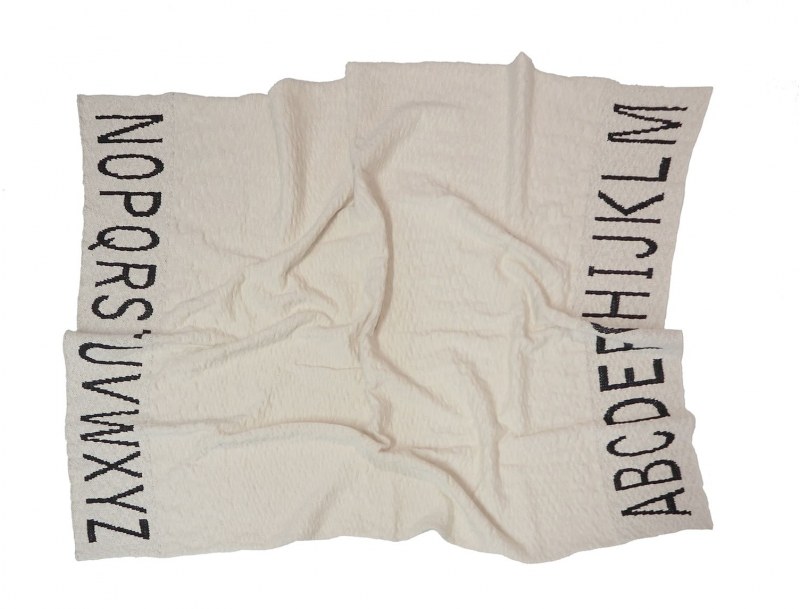 Soft Alphabet children's blanket