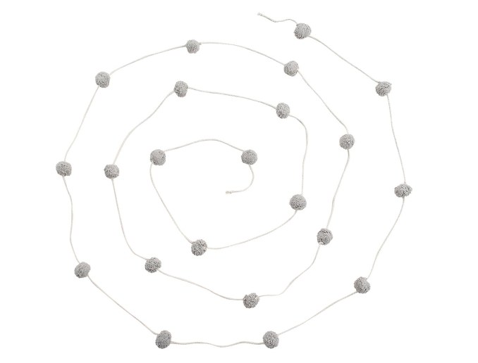 Grey Ball Garland