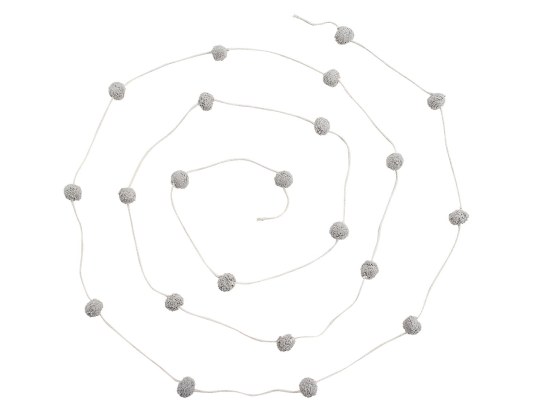 Grey Ball Garland