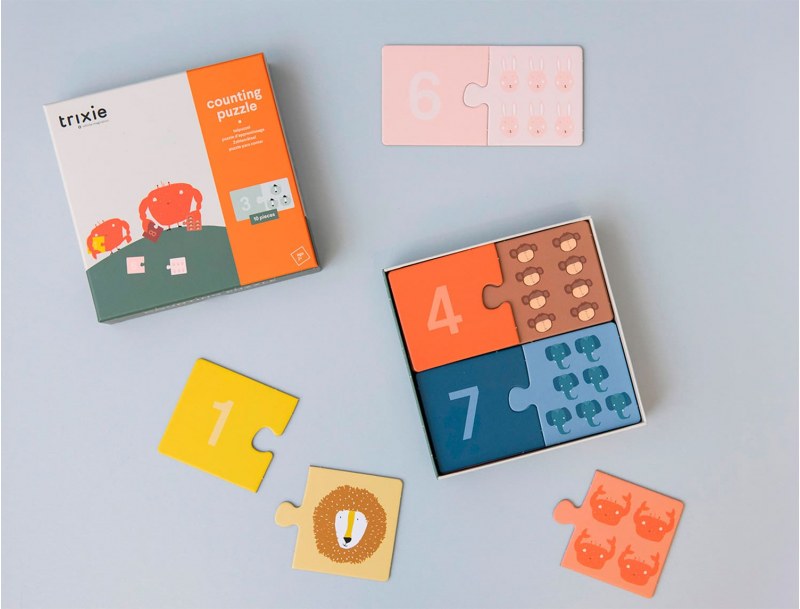 Puzzles d'apprentissage à forme d'animaux