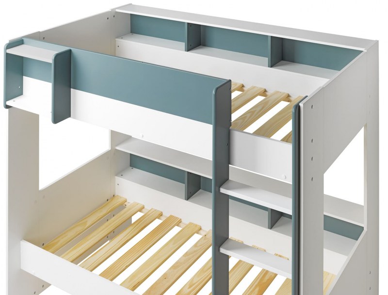 Two slatted bed bases