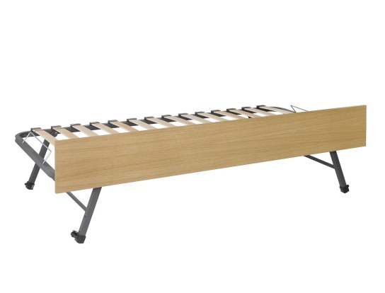 Triple bunk bed - White & wood Opus triple bunk bed + 3 Mattresses