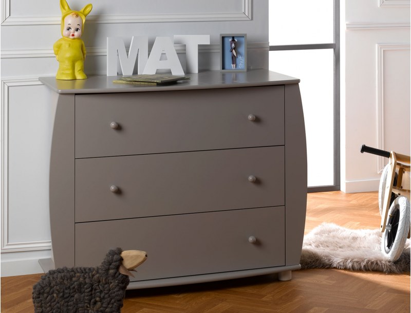 Mobili e contenitori per bambini - copia del cassettone per bambini Medea sabbia e lino