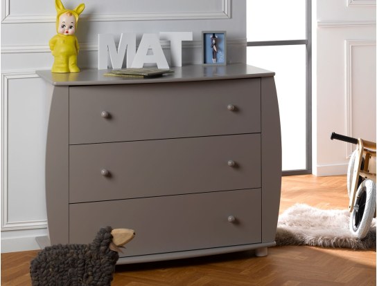Muebles y almacenamiento para bebés - copia de cómoda para bebé Medea arena y lino