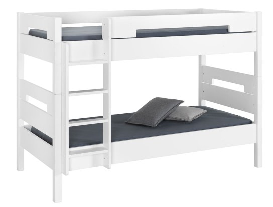 Children's bed - Milo White bunk bed 90x190 cm