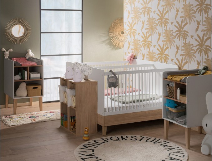 Letto evolutivo per gemelli con materasso 70x140