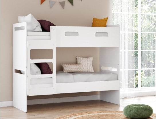 Litera separable blanca 90x190