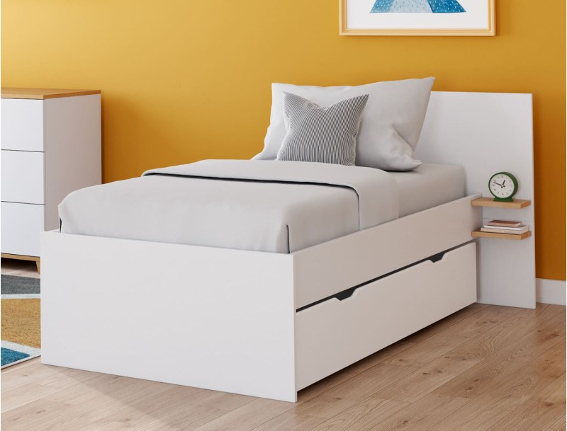 Letto per bambini 90x190 Milor consegnato senza cassetto