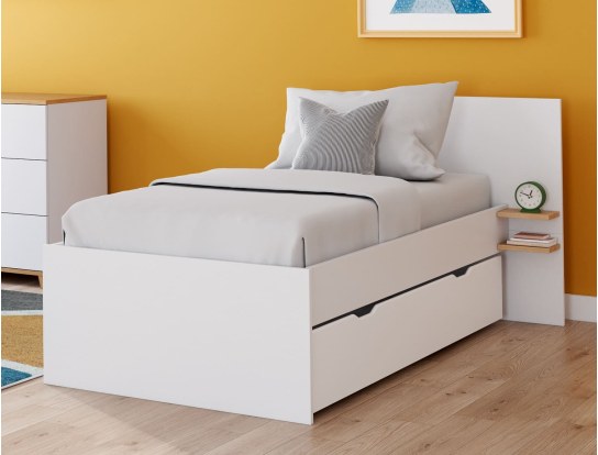 Cama infantil 90x190 Milor entregada sin cajón.