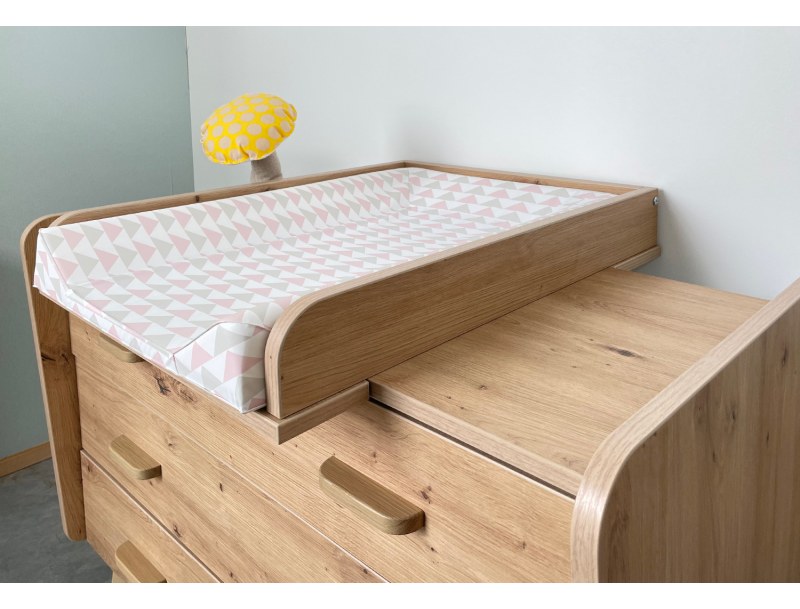 Housse pour matelas table à langer à rebords