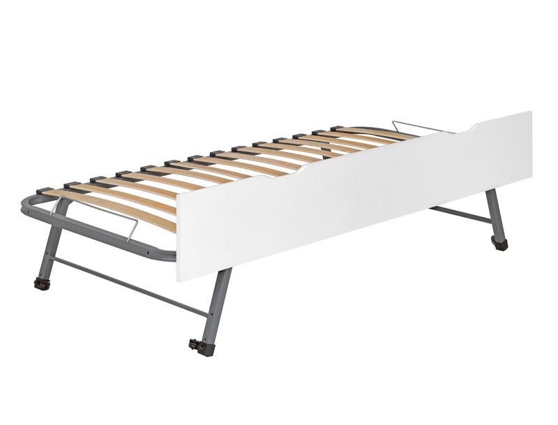 Classic bed - White MILOR trundle bed 90x190