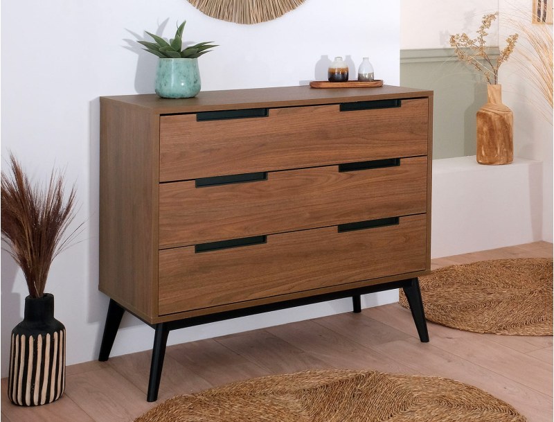 Vintage Kommode mit 3 Schubladen
