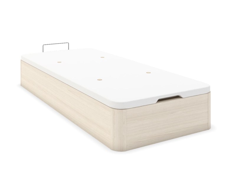 Cama con cajones 90x200 Roble blanqueado Malice