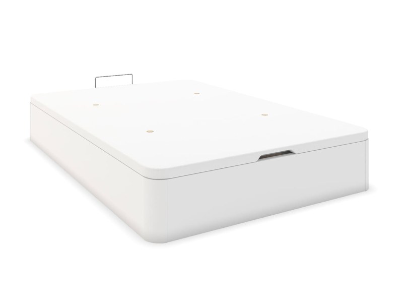 Lit coffre 140x200 blanc Malice