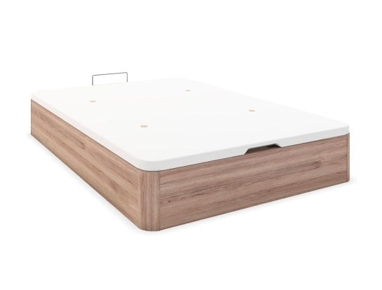 Cama con cajones 140x200 roble natural Malice