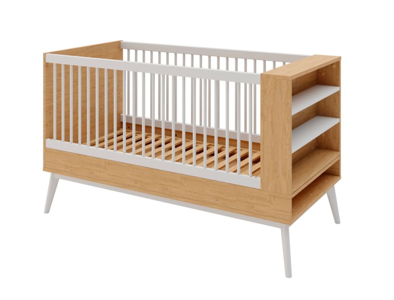 Baby room trio - Convertible baby bed Vintage Oak Octave