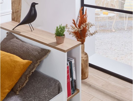 Headboard with storage