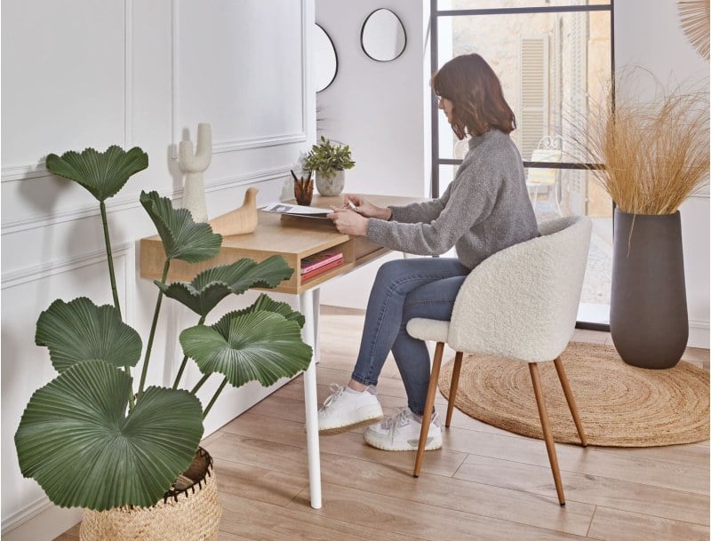 Design-Schreibtisch Eiche