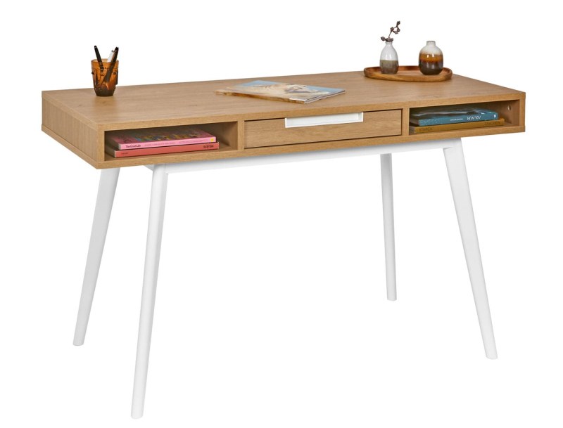 Grande scrivania design Octave in quercia