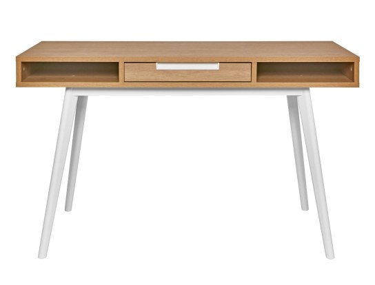 Vintage Oak Octave Desk with storage
