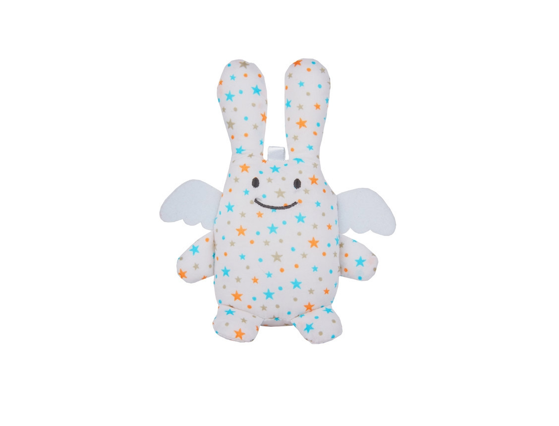 Sonajero Ángel Conejo estrellas 12CM
