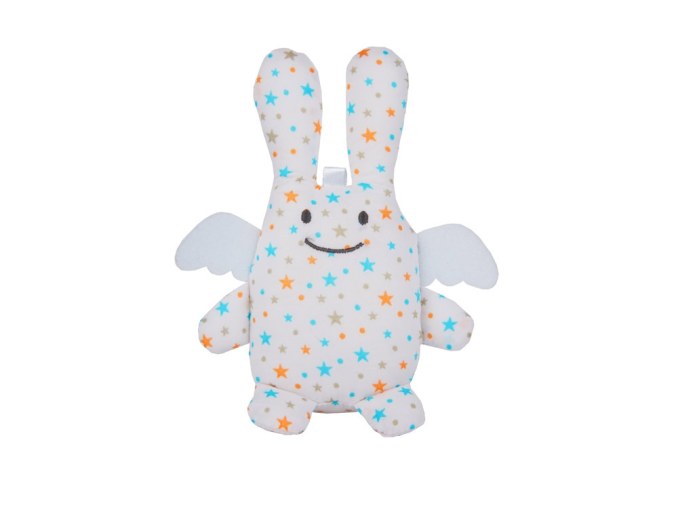 Engel Hase Sterne Rassel 12CM