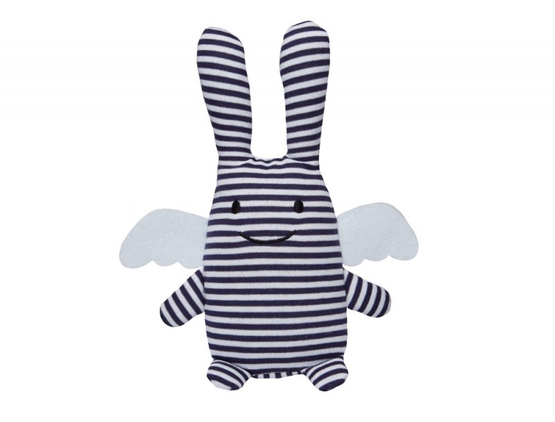 Ange Lapin rayure marine 18cm