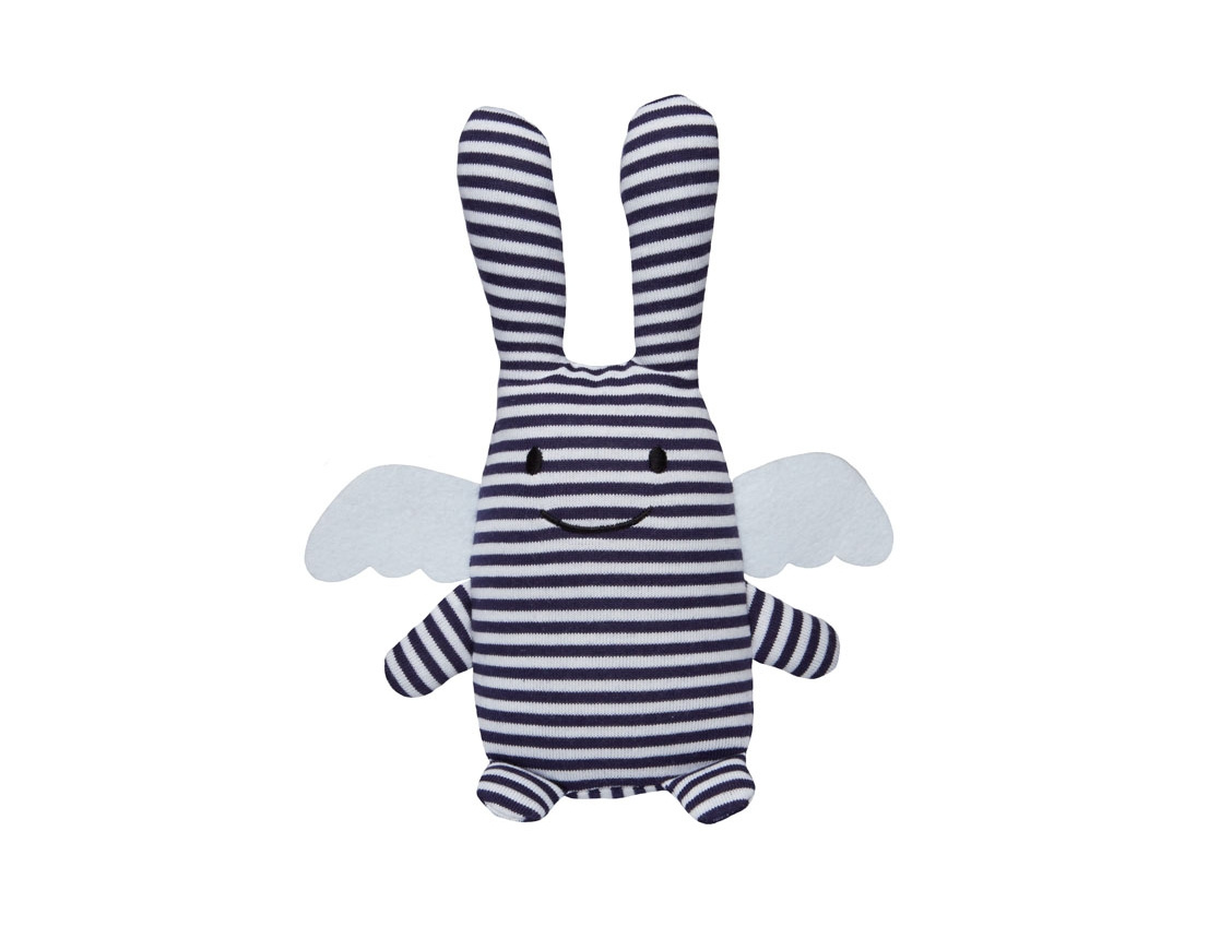 Angel Rabbit Navy Stripes 18cm