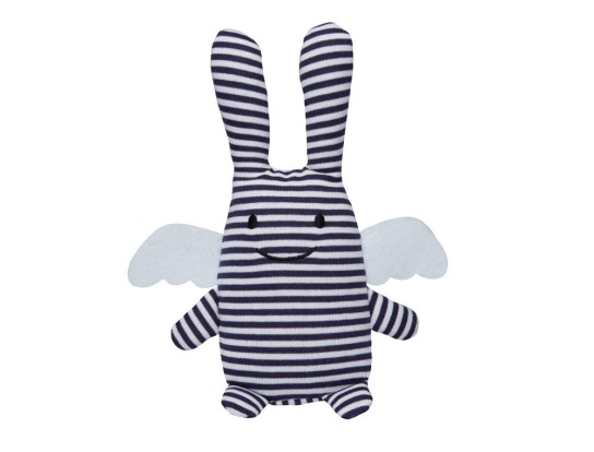 Conejo Ángel rayas marineras 18cm