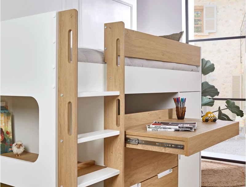 Escritorio plegable de la cama semi alta Palma