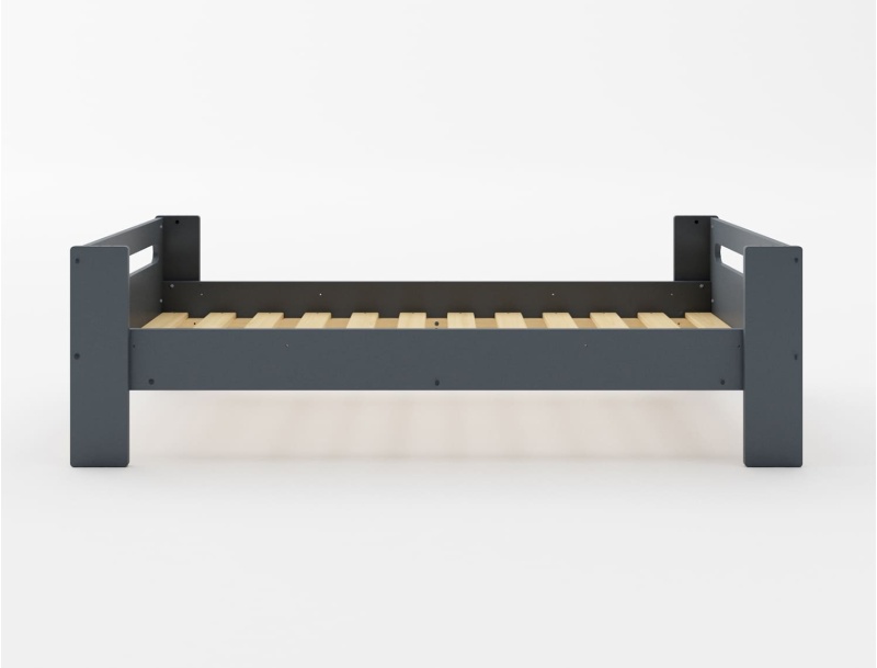 Lit enfant Anthracite 90x190 cm fabriqué en France