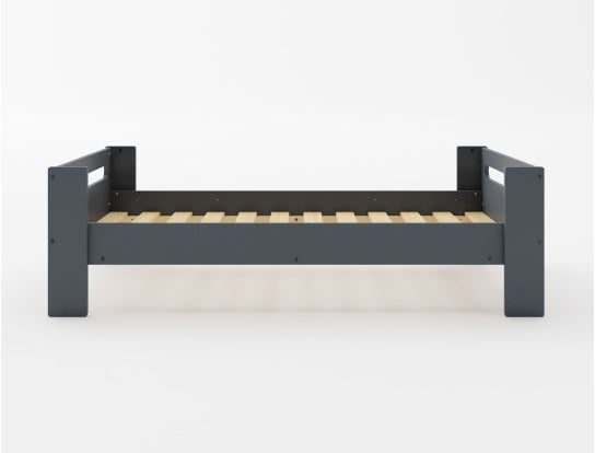 Eenpersoonsbed, slaapplaats 90x190 cm gemaakt in Frankrijk
