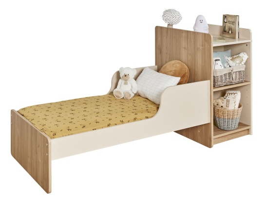 cama infantil combinada 70x140 con almacenamiento