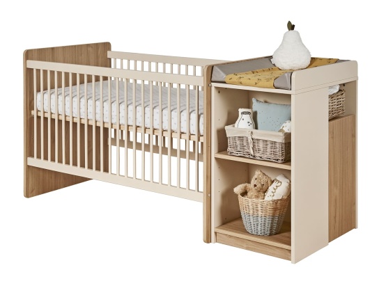 boheme babybed met 3-hoogtes lattenbodem