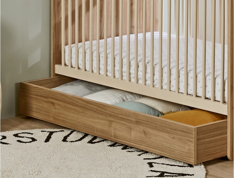 Aufbewahrungsschublade unter dem Boho-Bett 70x140