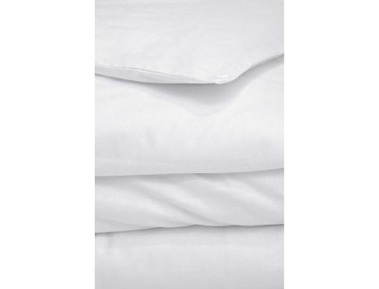 Bettbezug 220x240 cm Weiß Bio-Baumwolle