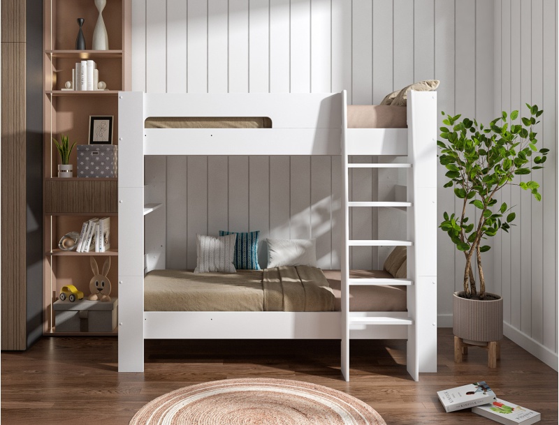 Litera London Blanca 2 camas 90x190