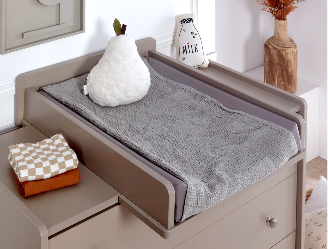Plan à langer Gaïa Argile, commode non fournie