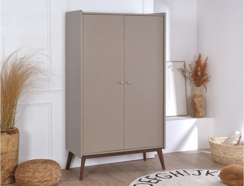 Armoire Argile et Noyer GaÏa