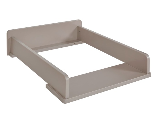 Gaïa changing table in Walnut and Clay.