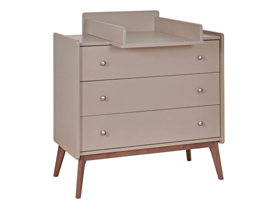Plan à langer et commode Gaïa Argile.